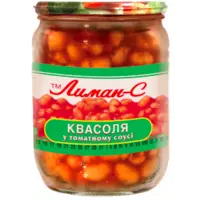 Фасоль в томатном соусе ТМ Лиман-С СКО 0.520/12